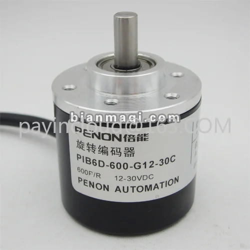 

Applicable To New PIB6D-600-G12-30C Rotary Encoder Pulse 600 Line Outer Diameter 38mm Shaft Diameter 6mm