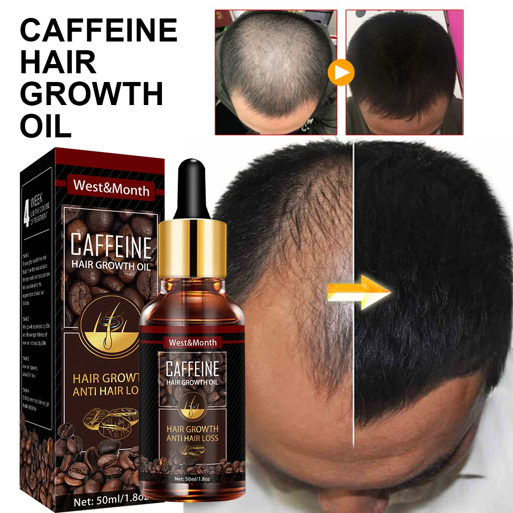 50ml Caffeine Hair Growth Essential Oil Loss Preventation Nourishing Roots Repair Treatment Promote |