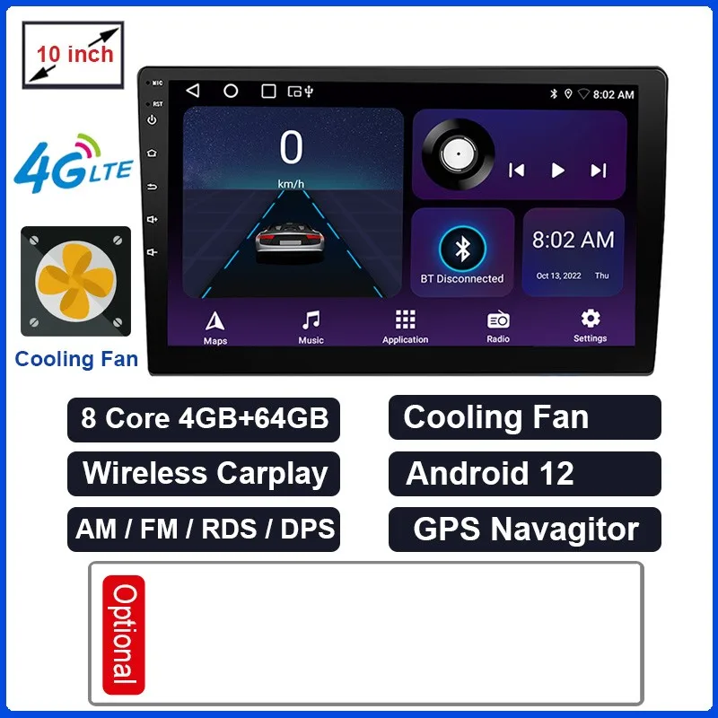 

Автомагнитола ESSGOO Carplay, 2 Din, 7/9/10 дюймов, MP5 плеер, GPS-навигатор, беспроводной Автомагнитола Android, 2.5D IPS экран, Wi-Fi, DSP Авторадио