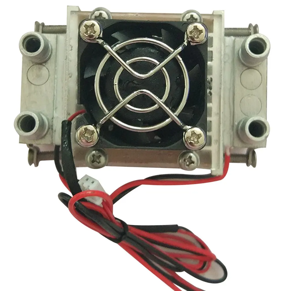 1PC DIY 120w Tec Peltier Semiconductor Refrigerator Water Cooling Air Conditioning Mechanism For Cooling And Fan