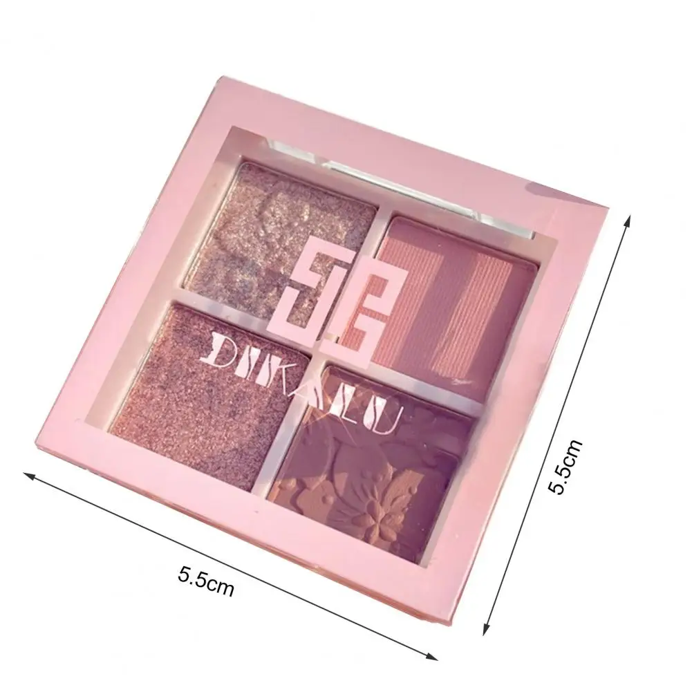 

Multicolor Novelty Popular 4 Colors Makeup Glitter Eyeshadow Palette Cosmetic Eyeshadow Palette for Girl
