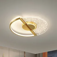 Modern Bedroom Ceiling Lamp 2022 New Gold / Black Luxury Lamp LED Ceiling Lights for Living Room Led Lights for Bedroom Kitchen
