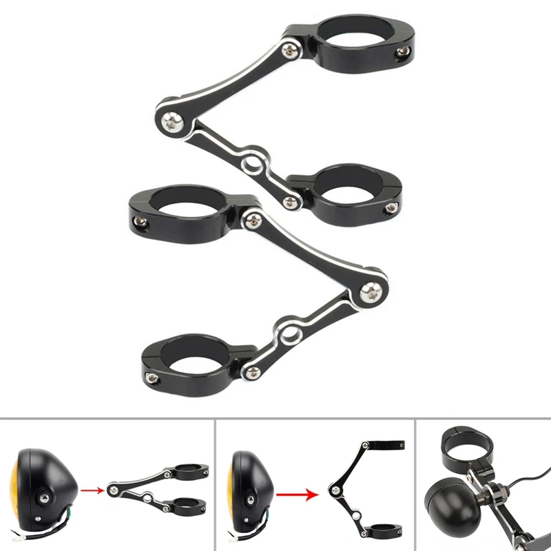 Универсальный кронштейн для вилки и прожектора мотоцикла CNC 39 мм-41 мм держатель