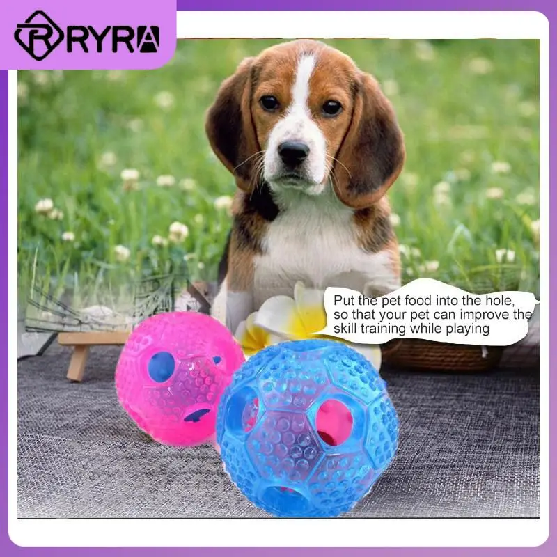 

Multi-functional Dog Toy TPR Bite Glue Leakage Ball Dog Educational Dog Snack Leakage Device Toy Small Animals skill Training