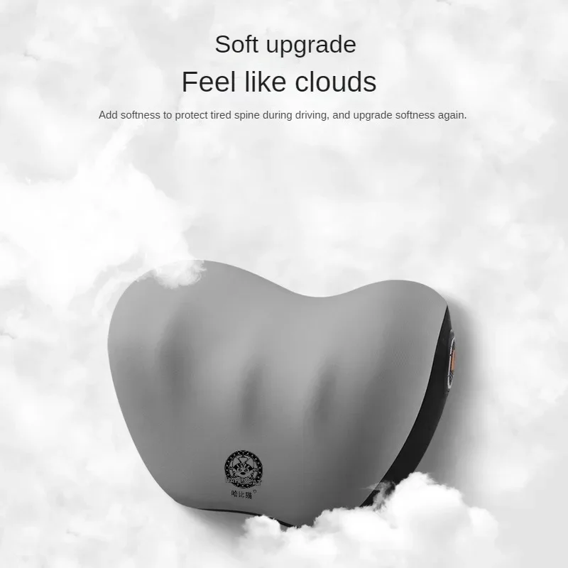 Автомобильная подушка для поддержки спины подголовник шеи из пены с эффектом