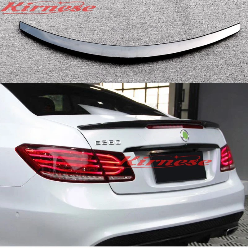 

Для Mercedes-Benz W212 w207 E-класс 2-дверный спойлер купе 2008-2015 ABS пластик Материал заднего крыла автомобиля Цвет задний спойлер