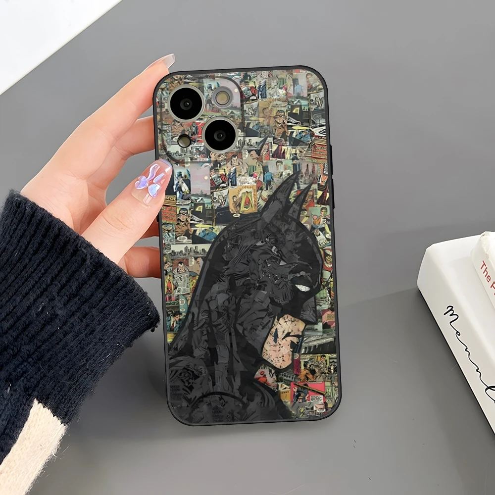 Крутой чехол для телефона с изображением супергероя Бэтмена 14 Pro Max Iphone 15 16 12 Mini 11 13