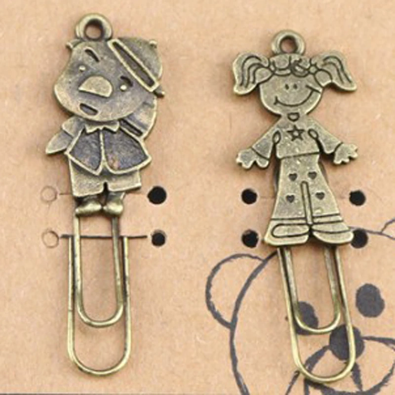 10 шт. металлические закладки для книг и