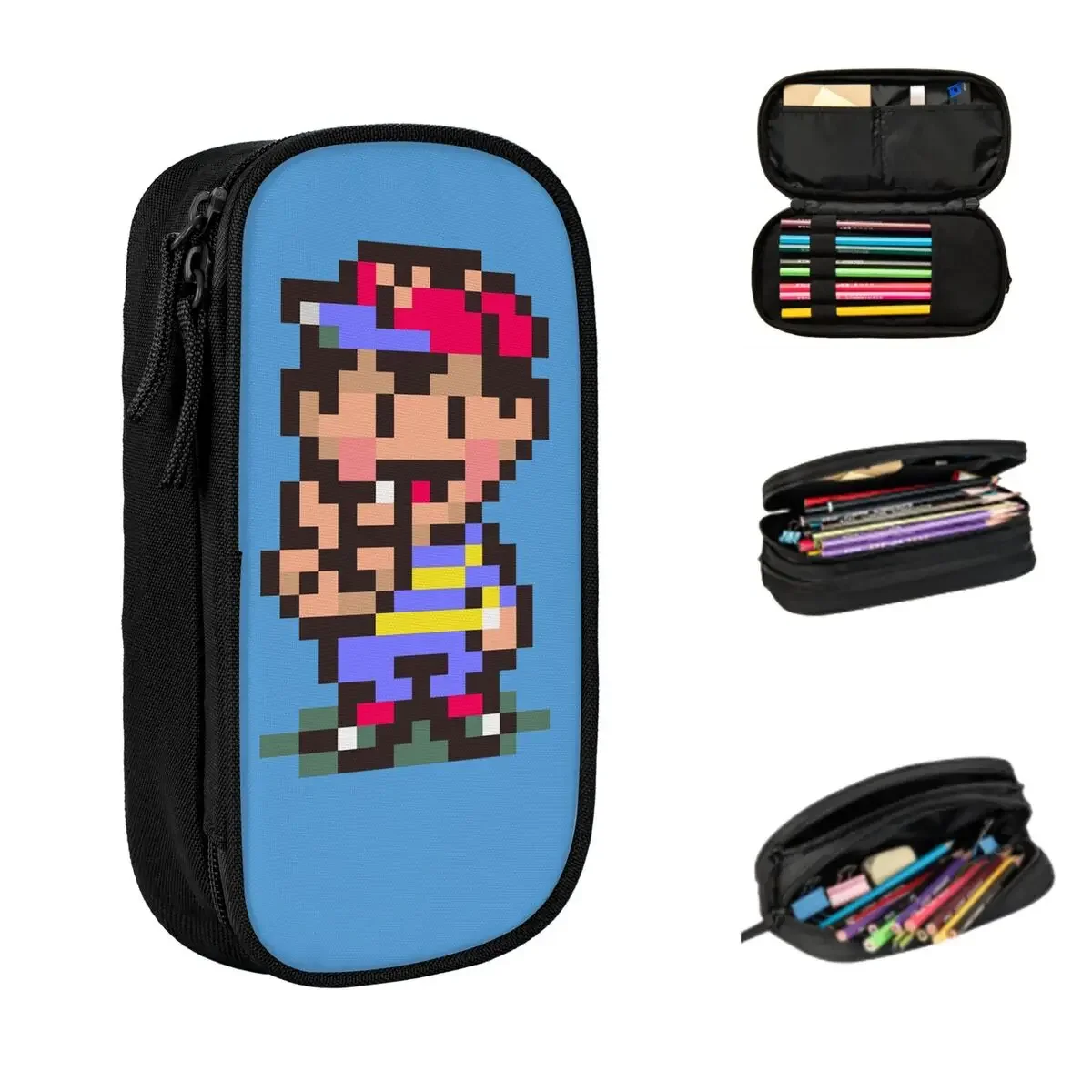 Пеналы Nesse earthв твердом переплете большие сумки для ручек пенал чехол карандашей