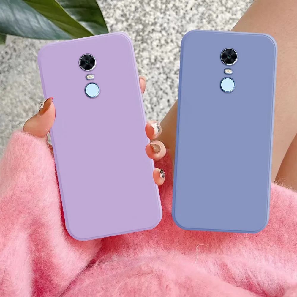 Чехол для Redmi 5 Plus A1 A2 + 6A 8A цветной Силиконовый противоударный чехол телефона Xiaomi 6