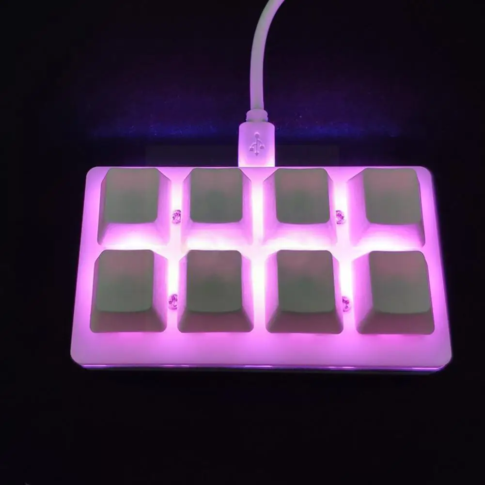 

Игровой коврик 8 S с подсветкой, мини-плата с выбором пользовательского ярлыка, вставкой, паролем и копированием механических устройств All One ...