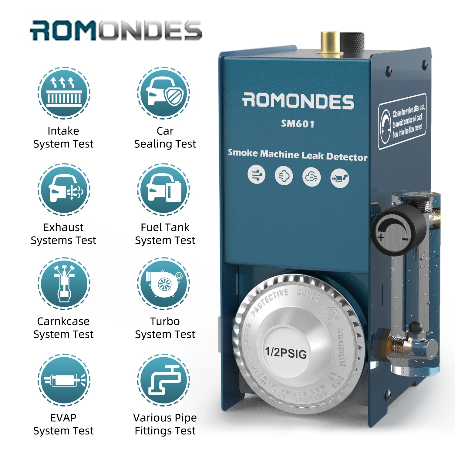 Автомобильный детектор утечки дыма 12 В