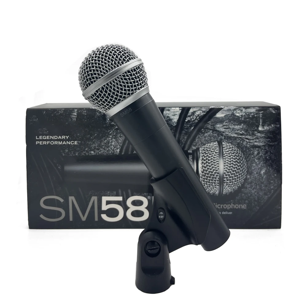 

for SHURE SM58 Legendary Wired Vocal Dynamic Microphone SM58S Professional DJ Cardioid Mic for Karaoke KTV Stage Show Church