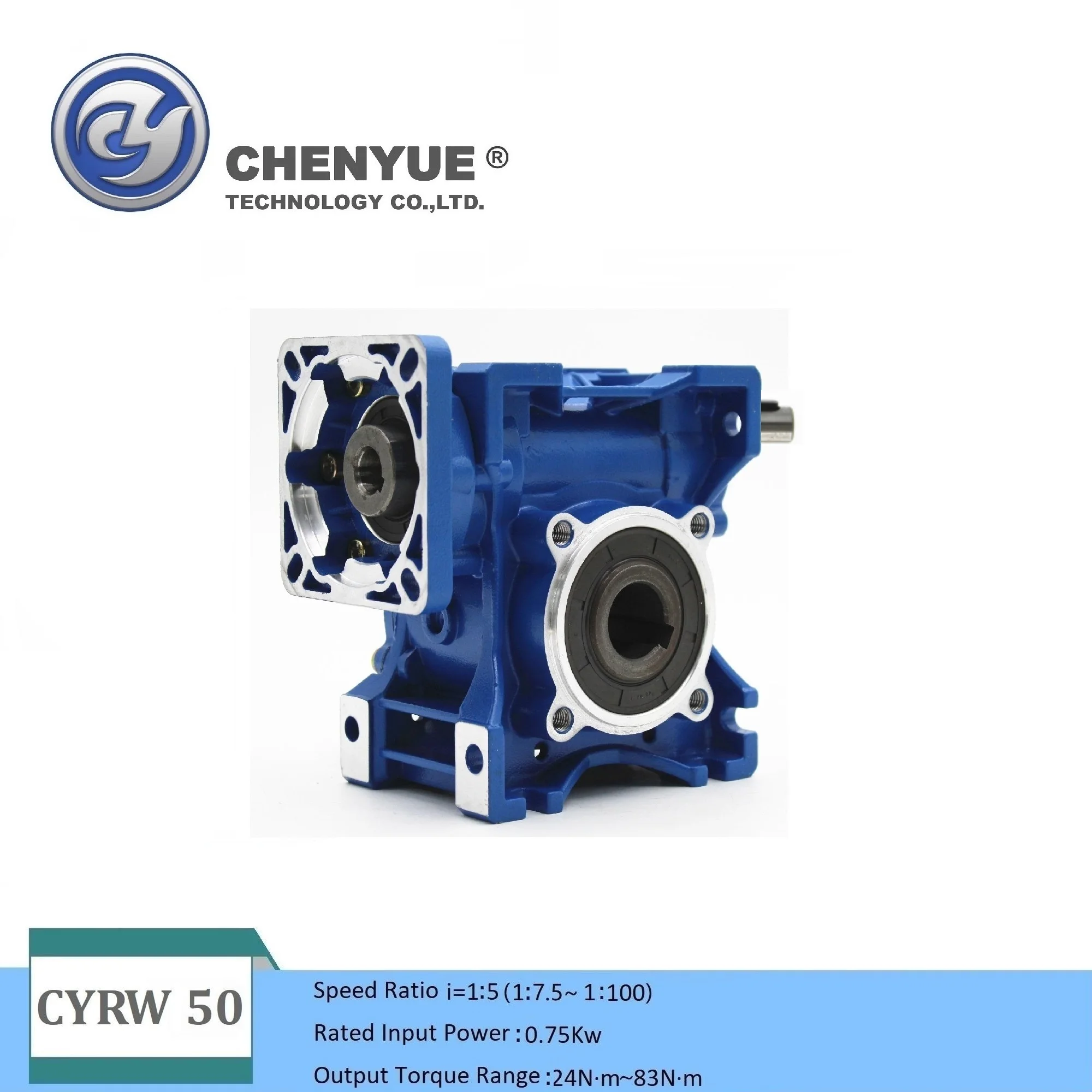 Червячная коробка передач CHENYUE для бесплатного обслуживания циркуль 050-VS вход