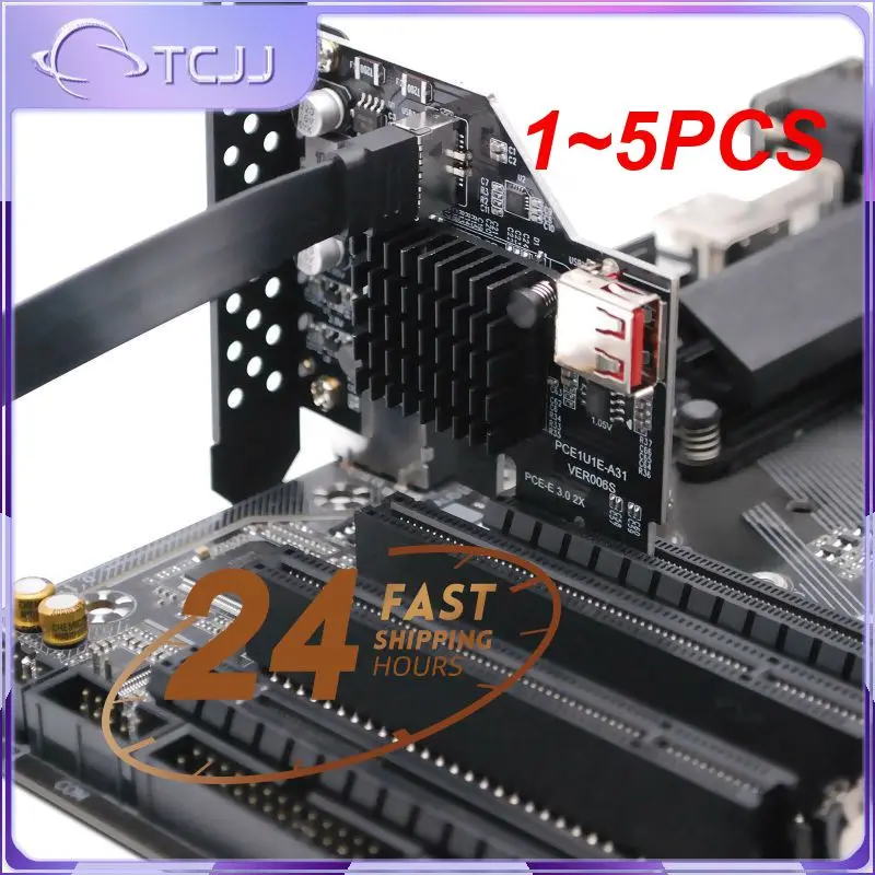 

1~5PCS 2X to USB3.1 A-Key Gen2 Front Type-E Expansion Card,10Gbps Type-E Internal 20-Pin Front Panel Connector Riser Card