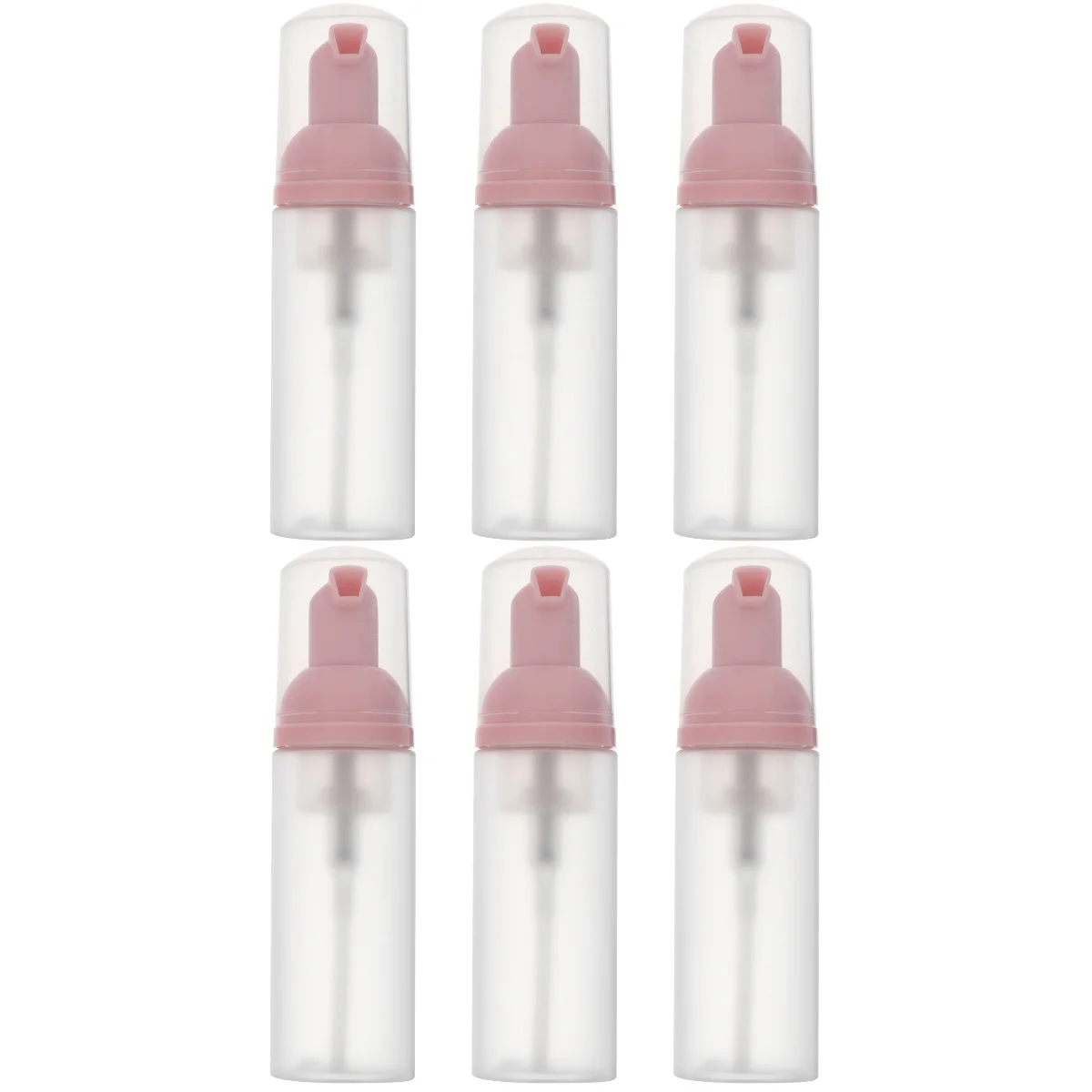 

6 pcs 50ml Refillable Foaming Pump Dispenser Empty for Travel Hand Soap Shampoo