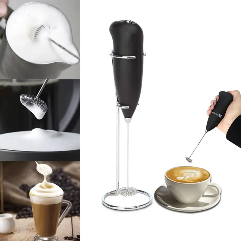 Milk Frother Handheld Mixer Foamer Coffee Maker Egg Beater C