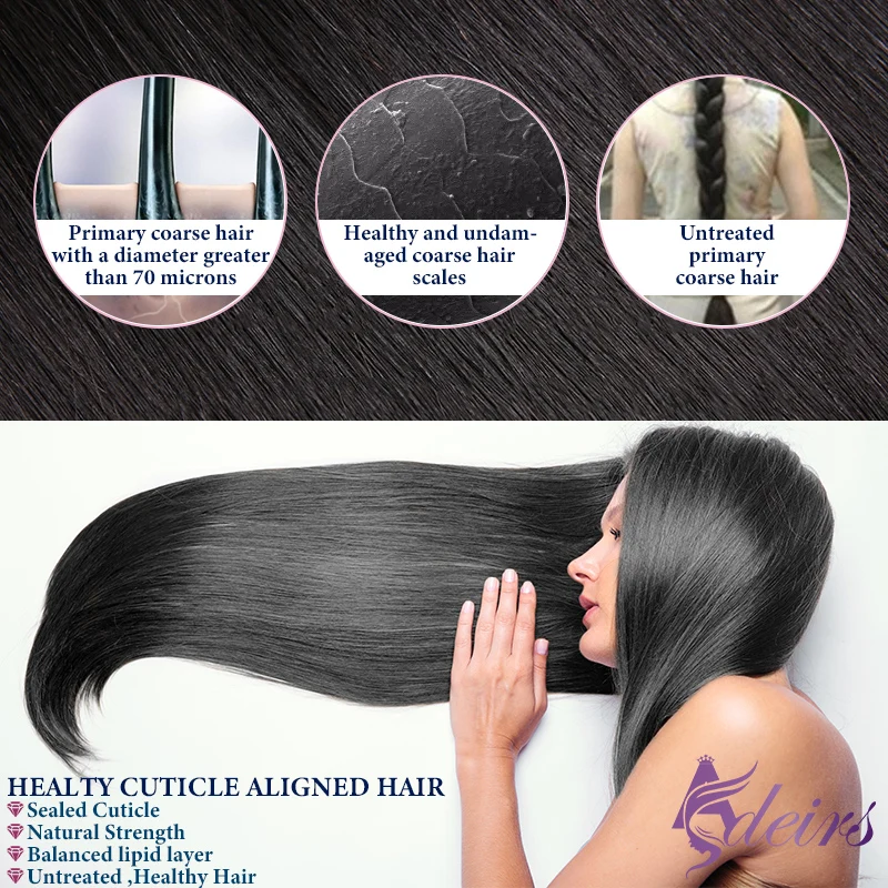 ADEIRS высококачественные I накладные волосы прямые Remy человеческие наращивание