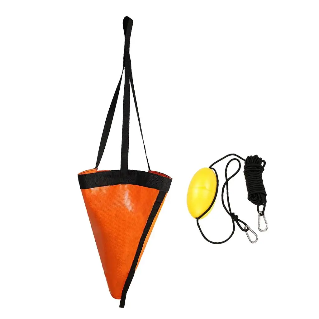 

Sea Anchor Brake with 60 Cm 24 Inch Rope for 6.2 M / 21 Feet Boat