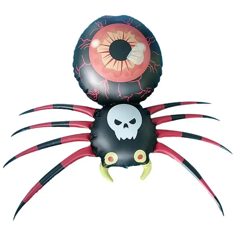 

Inflatable Spider Halloween 3.6Ft Halloween Blow Up Glowing Spider Spooky Blow Up Yard Spider Decoration For Holiday Party Yard