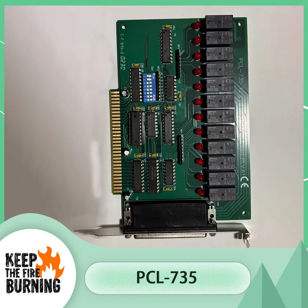 Для Advantech PCL-735 12 релейных выходов Карта сбора данных DAQ REV.A1