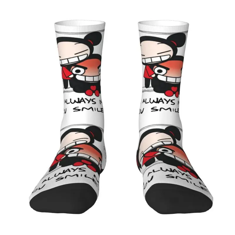 

Забавные мужские носки с героями мультфильмов Anima Pucca, модные носки унисекс на весну, лето, осень, зиму