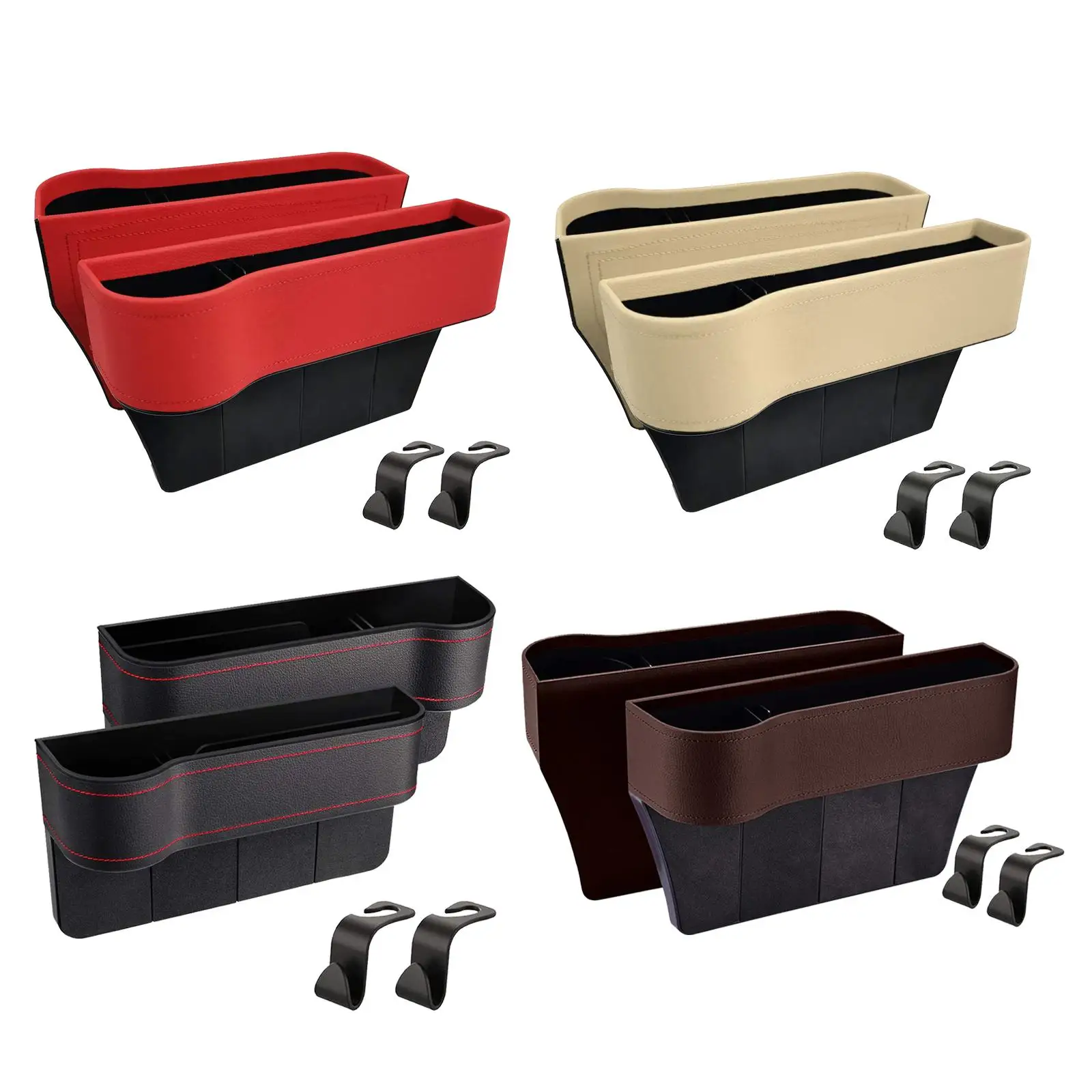 

Car Seat Multifunctional Organizer Storage Box for Cellphones Keys Wallets