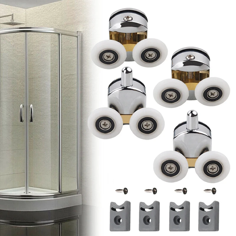 

4 шт., сменные ролики для душевой кабины, 12-14 мм