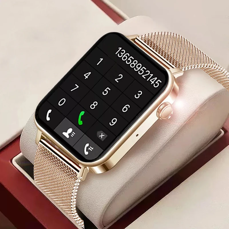 

Bluetooth Call Smart Watch Women Custom Dial Watches Men Heart Rate Blood Pressure Menstrual Period Measurement Smartwatch 2022