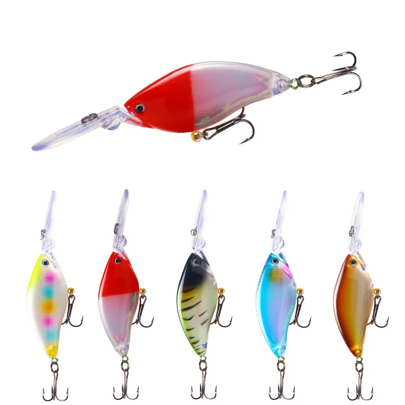 

1Pcs Crank Fishing Lures 110mm 18g Long Tongue Minnow Deep Water Hard Wobbler Bait Artificial Crankbait for Bass Pesca Tackle