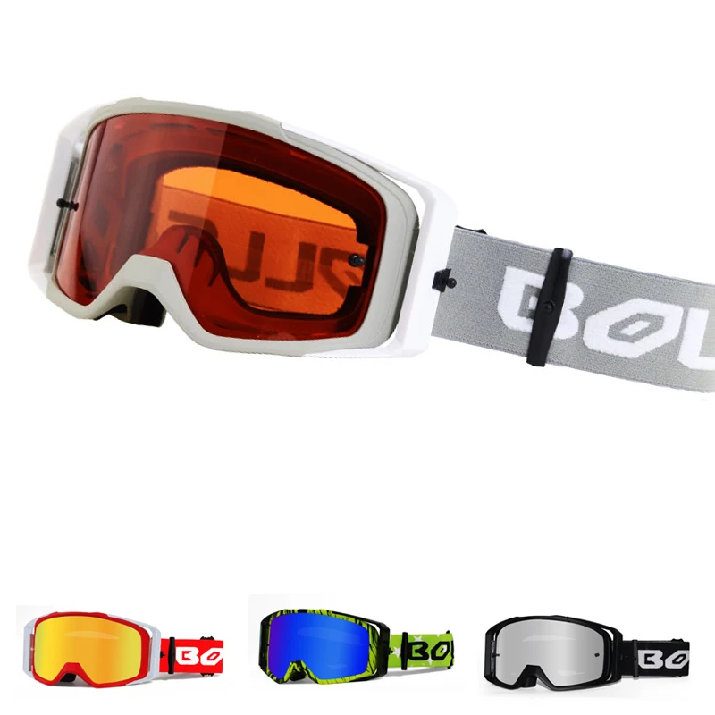 

BOLLFO Motocross Goggles Men's HD UV400 Windproof Ski Glasses Face Mask Ladies Winter Mountaineering Snowboard Eyewear 4 Colors