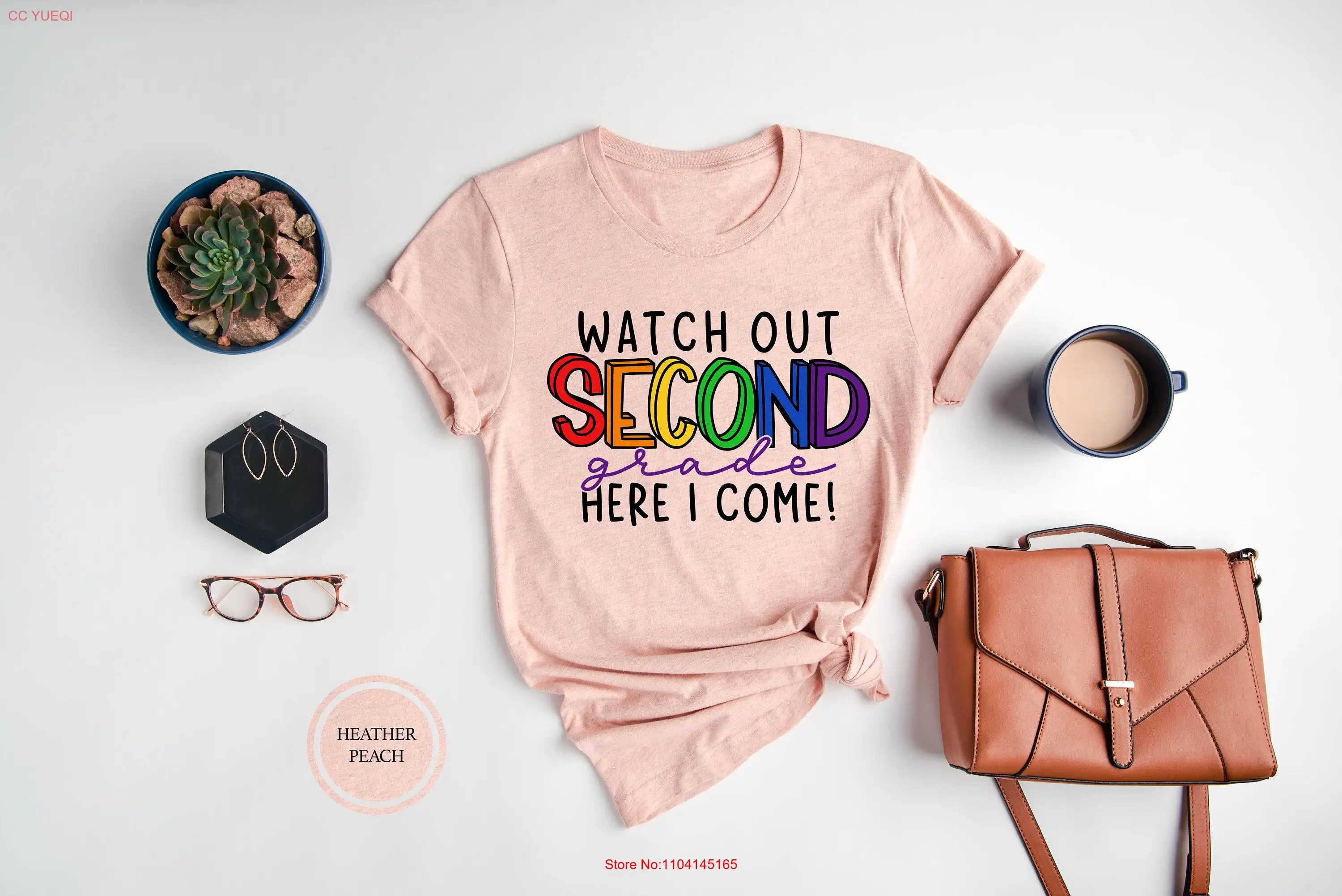 Футболка Watch Out Second Grade Here I Come Back To School Teacher Appreciation 1st Day с длинными или короткими