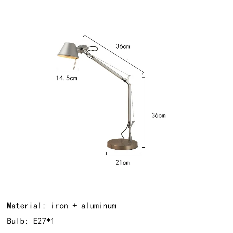 

Настольная лампа IWP серебристая