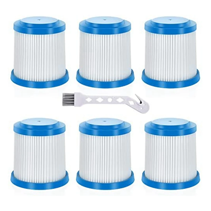 

6 шт./упаковка, сменные фильтры VPF20 для беспроводного вакуумного пылесоса Smart Tech HFEJ415JWMF10,HSVJ520JMBF27, часть VPF20