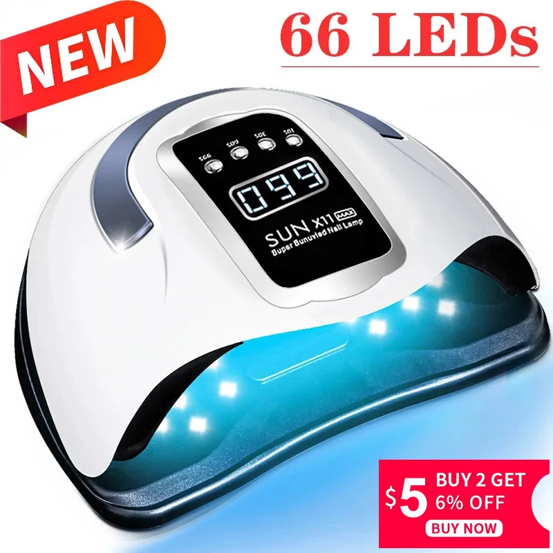 High Power Nail Dryer SUN X11 MAX Nail Light UV LED Nail Lamp for Manicure Curing Gel Nail Polish Nail Lamp Machine Drying Lamp