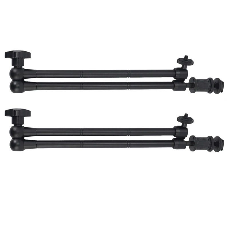 

RISE-2X 20Inch Adjustable Articulating Friction Magic Arm With Hot Shoe Mount For LED Light DSLR Rig LCD Monitor
