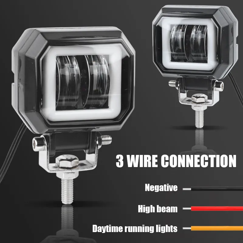 Светодиодные фары рабочего освещения 3 дюйма 7D 12 В 24 |