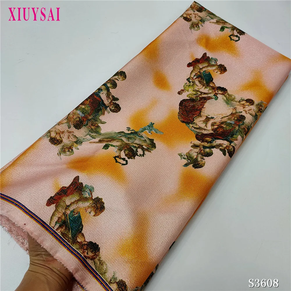 Высококачественная искусственная жаккардовая кружевная ткань 2022 вышитая