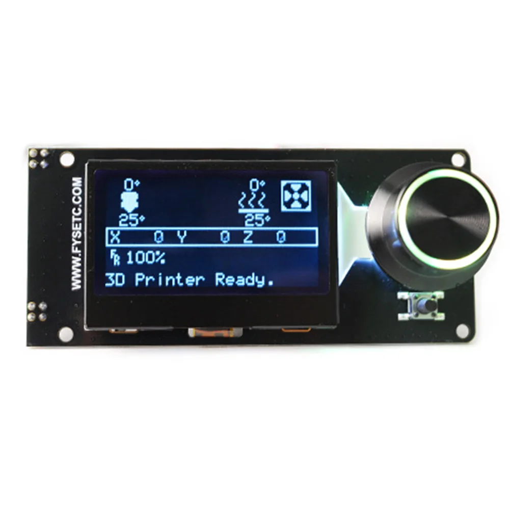 

12864 Electronics LCD Controller 3D Printer Accessories Parts LED Backlight Panel With Card Slot Smart Replacement Full Graphic