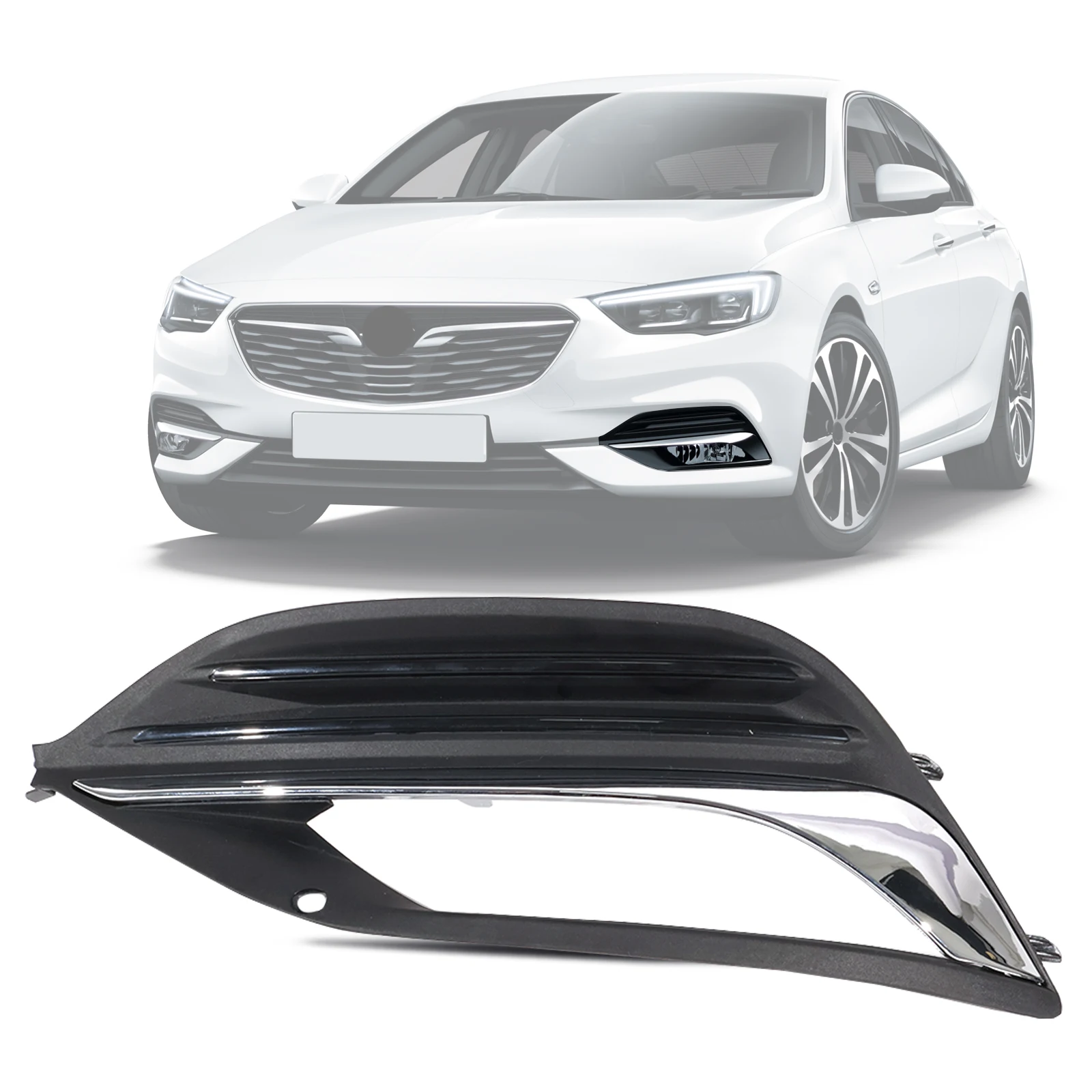 

Передняя противотуманная фара, рамка, решетка для Vauxhall Opel Insignia B/Buick Regal Sportback 2018-2020, решетка противотуманной фары автомобиля, хромированная отделка