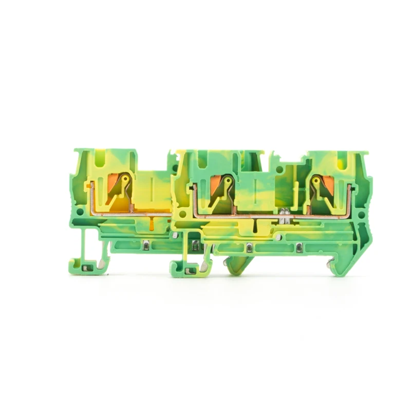 10 шт. заземляющие клеммы пт 4 ПЭ для Din-рейки |