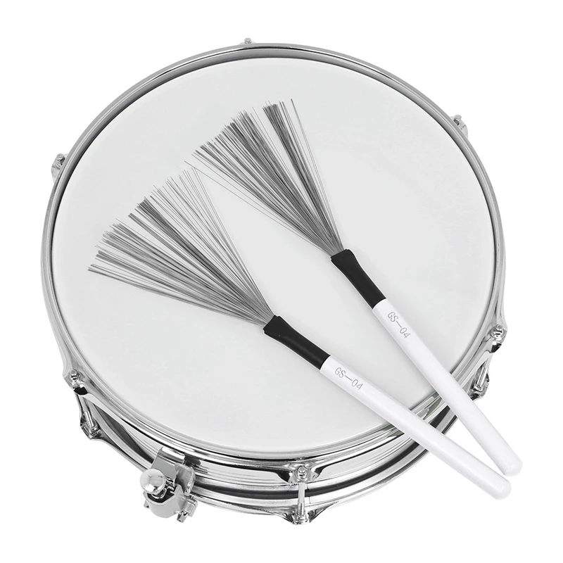 1 пара барабанных щеток барабанные проволочные щетки с удобными кленовыми