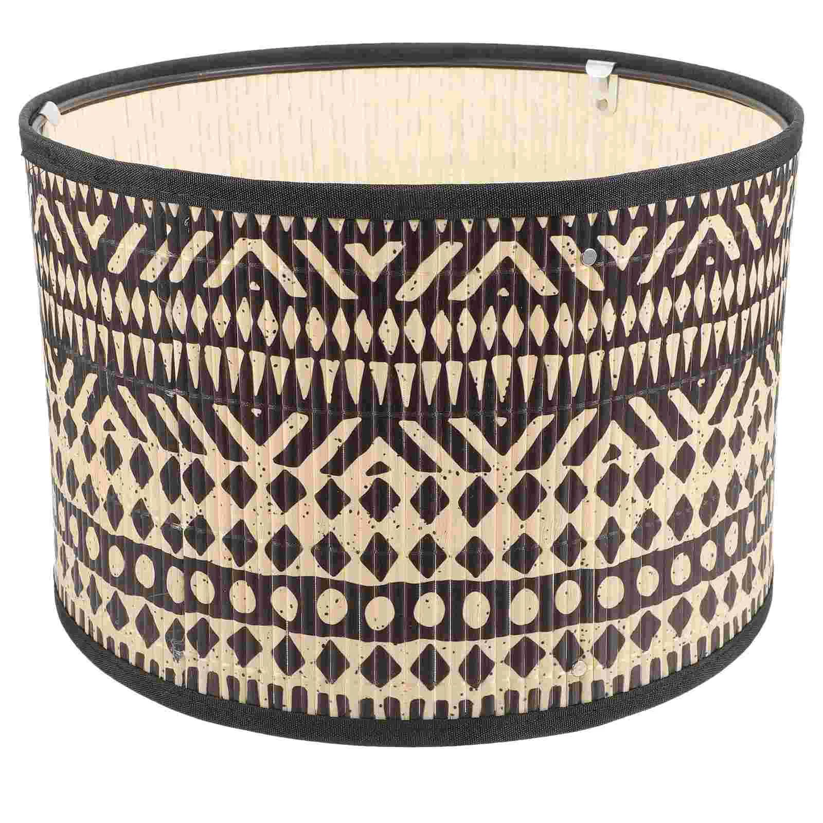 

Bamboo Lampshade Hanging Lamp Shade Replacement Chandelier Lamp Light Cover