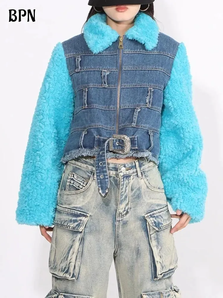 Женская джинсовая парка BPN из