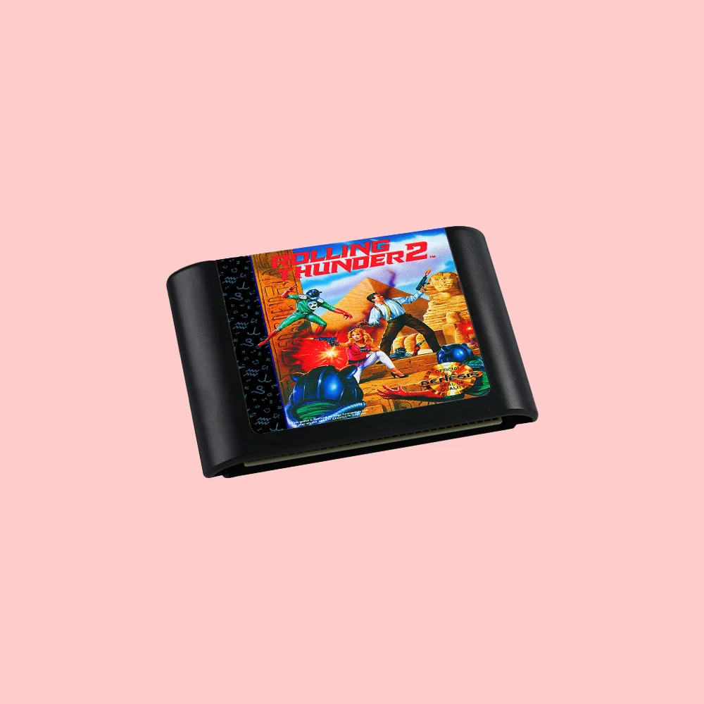 Руководство по игровой карточной коробке Rolling Thunder 2 версии США для 16-битных