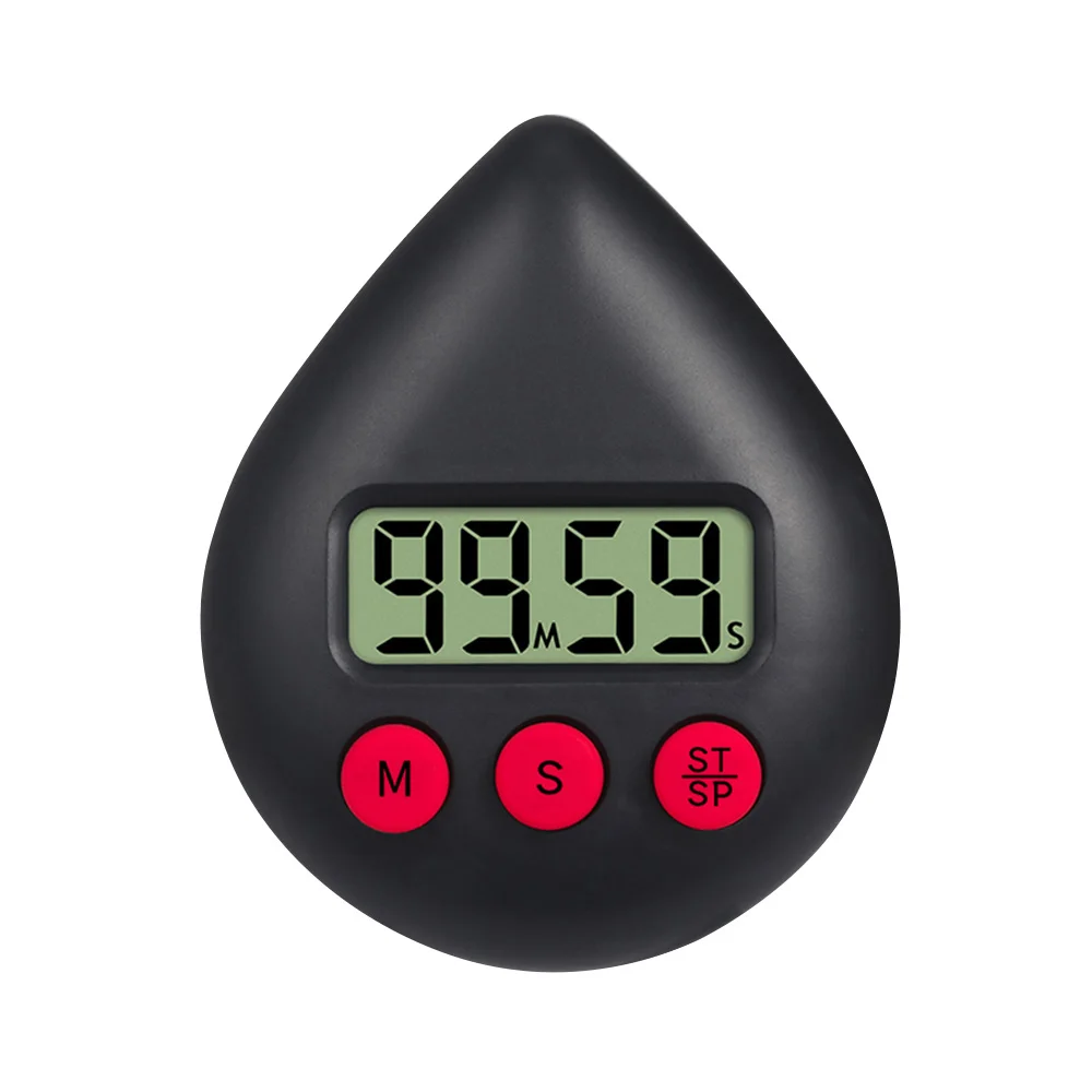 Digital Shower Timer Waterproof Energy Saver Digital Timer Bathroom Electronic Countdown Timer Water Drop Electronic Alarm Clock