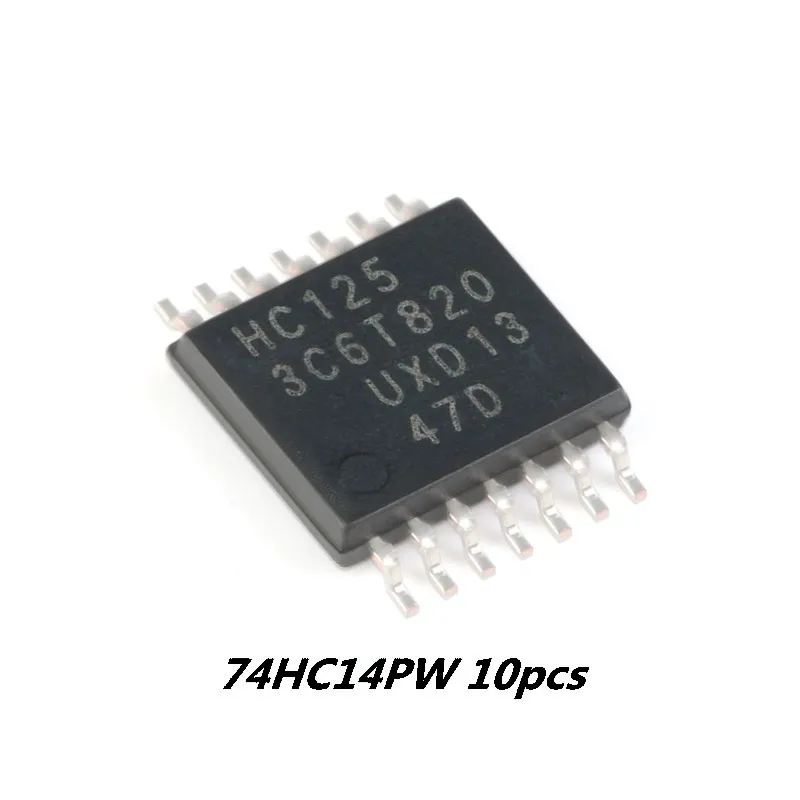 10 шт. ультратонкий триггер TSSOP14 74HC14PW HC14