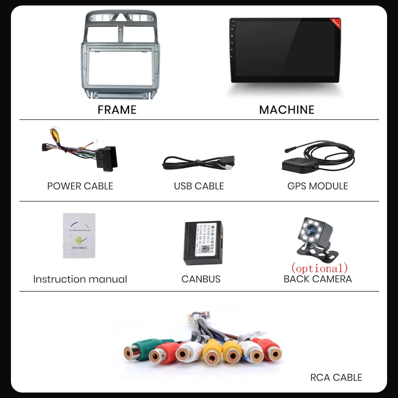 $598.00 Car Radio Android Gps Navigation Player For Peugeot 307 307CC 307SW 2004-2013 Multimedia Stereo WiFi Video 2din 2 DIN Autoradio