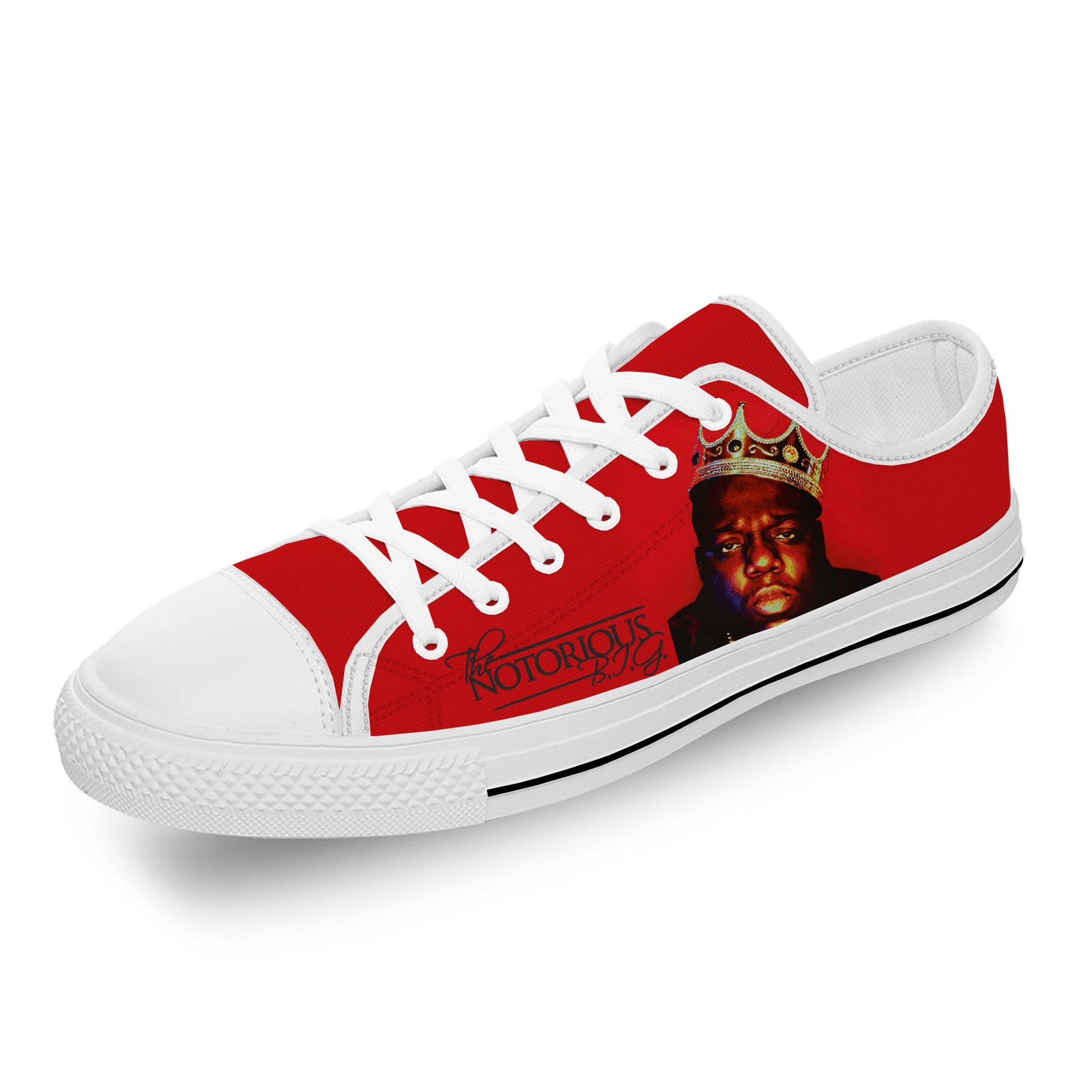 

Notorious B.I.G. Low Top Sneakers Mens Womens Teenager Casual Shoes Canvas 3D Print Shoes Cosplay Breathable Lightweight shoe