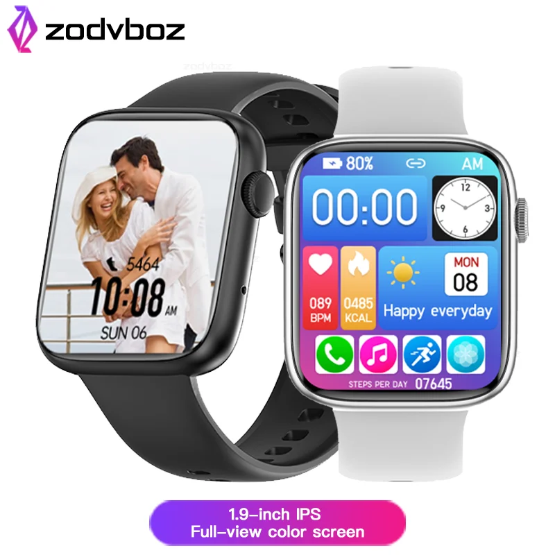 

2022 New Smart Watch Men 1.9-Inch IPS Watches Women Heart Rate Monitoring Custom Dial Call Waterproof Smartwatch For Android IOS